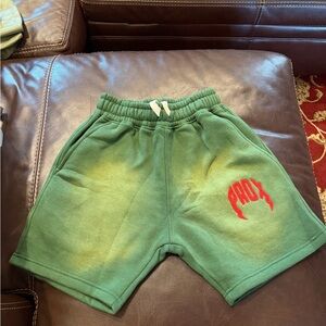 Paradox Green Athletic Shorts